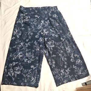 Floral Navy Women's Pants,